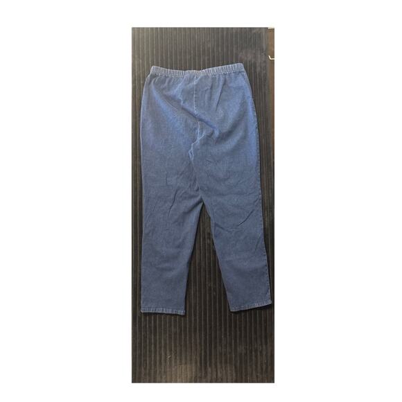 White Stag Plus 18/20A Pull-On Jeans Lot of 2 – Dark Wash, Stretch, Avg Fit - Picture 2 of 4